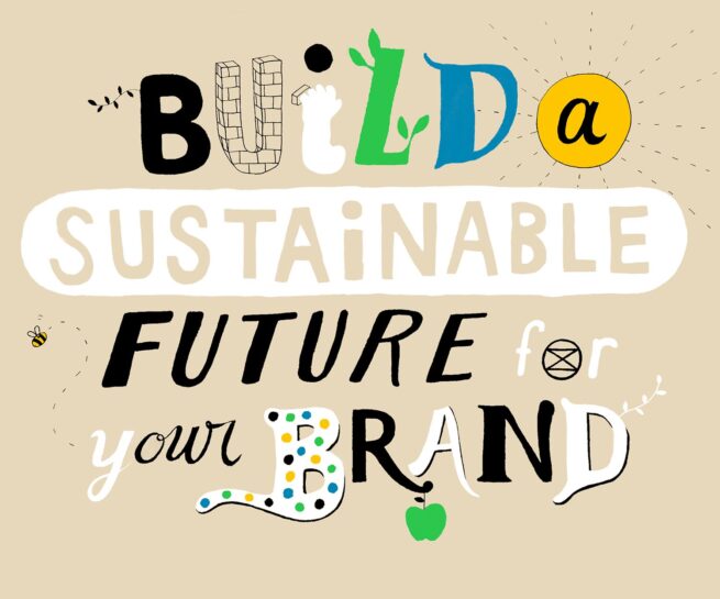 Hall&Partners mural of a Sustainable Future