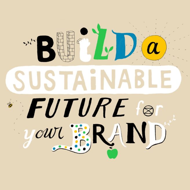 Hall&Partners mural of a Sustainable Future