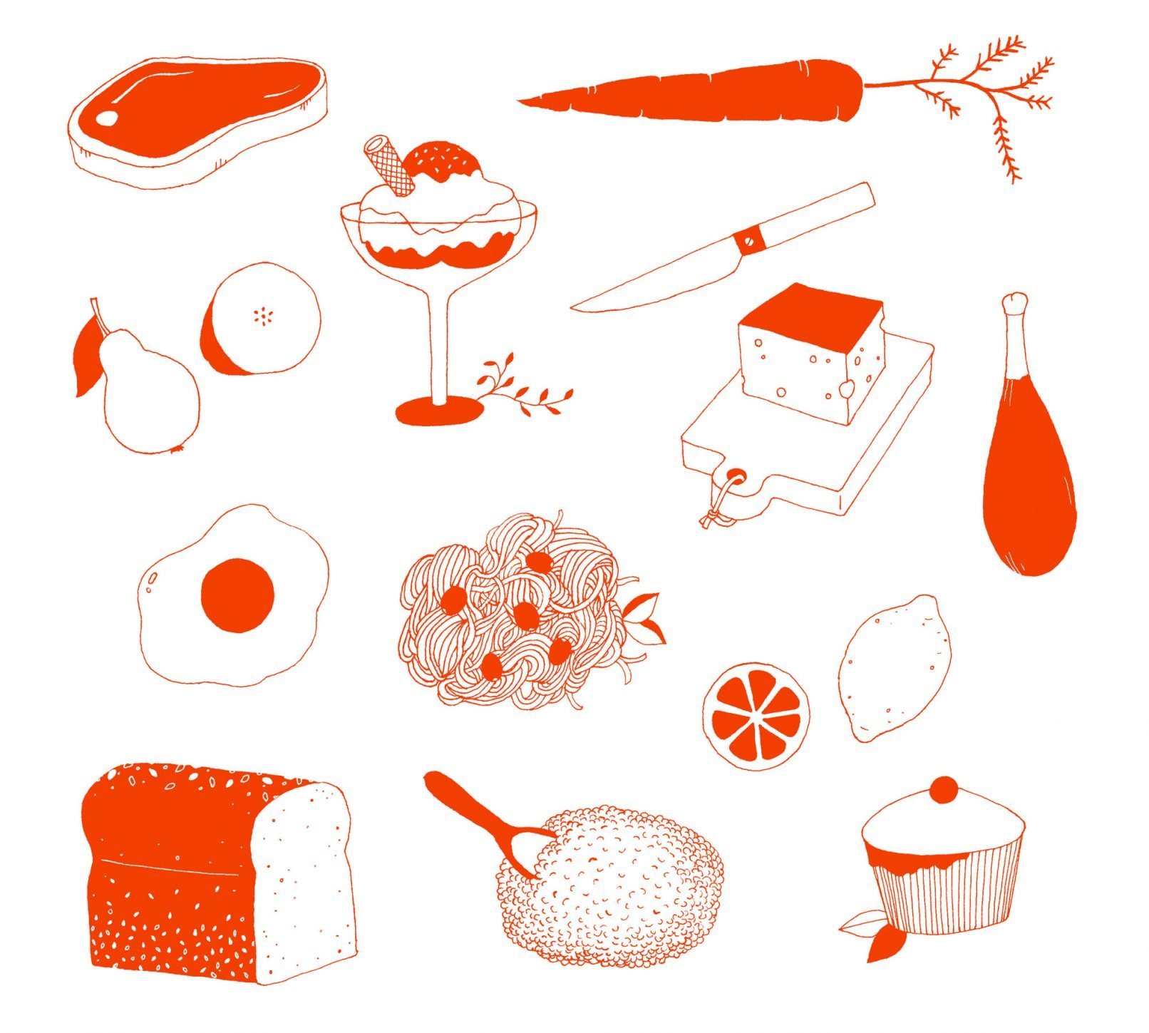 Illustration for Cointreau Spain: food