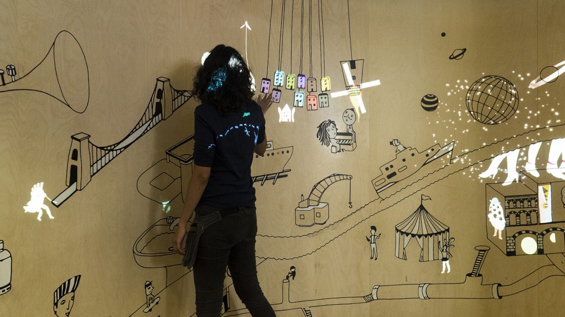 We the Curious Bristol interactive installation
