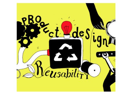 Detail of AI Workshop illustration in retail for the Design Council