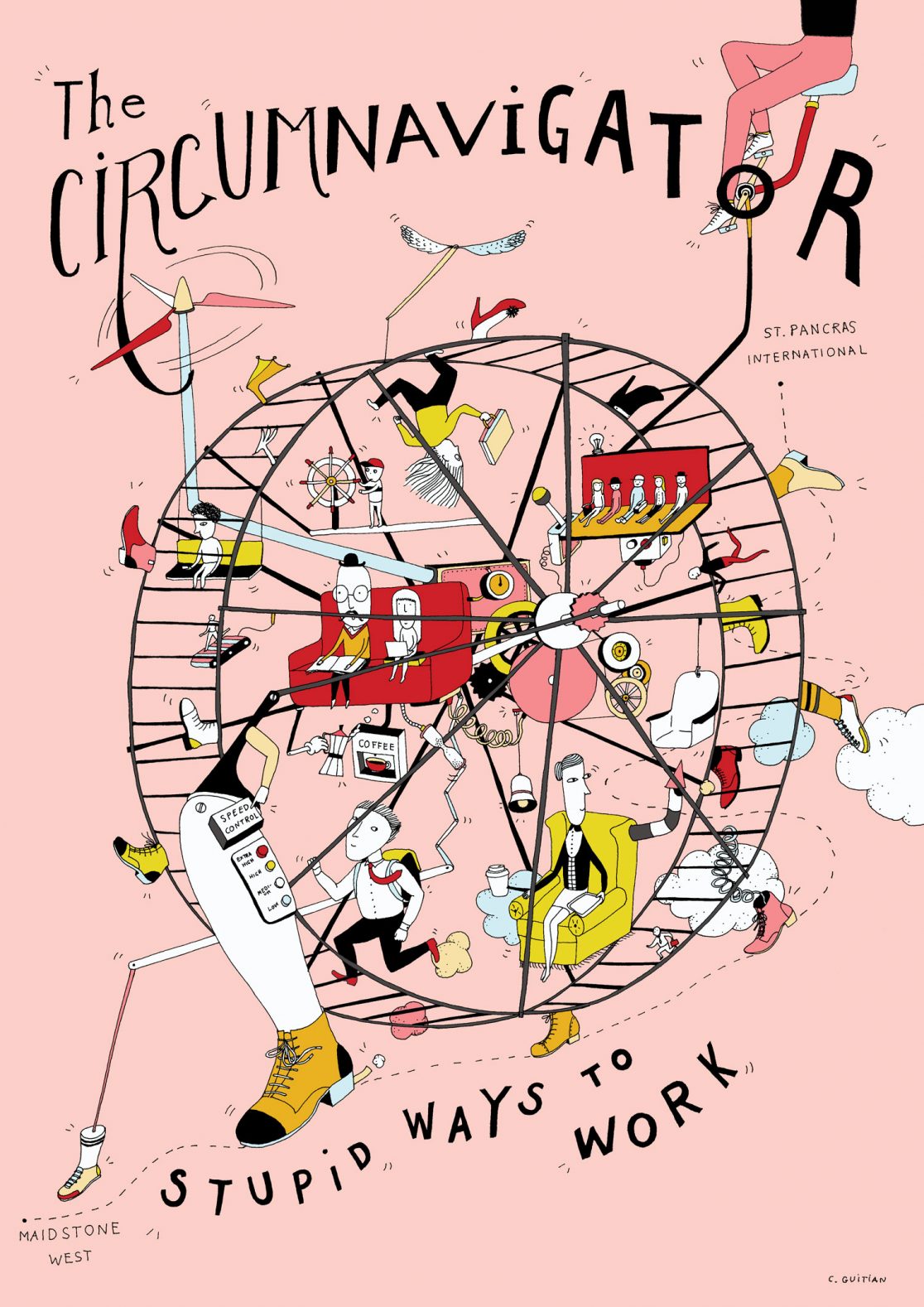 London transport illustration, the Circumnavigator