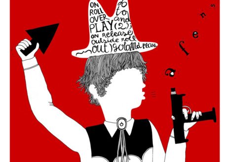 Graphic Cowboy illustration for Virgin Media - bronze prize Best of British illustration