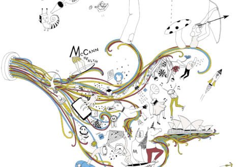 Mural for the Advertising agency McCann Healthcare - Creativity