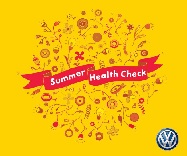 Volkswagen Summer campaign illustration