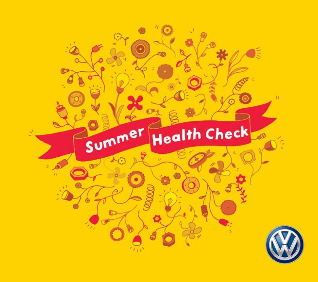 Volkswagen Summer campaign illustration