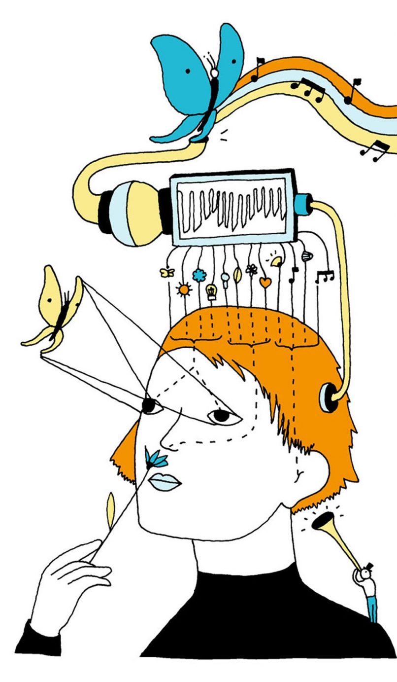 Future Humans illustration about the senses