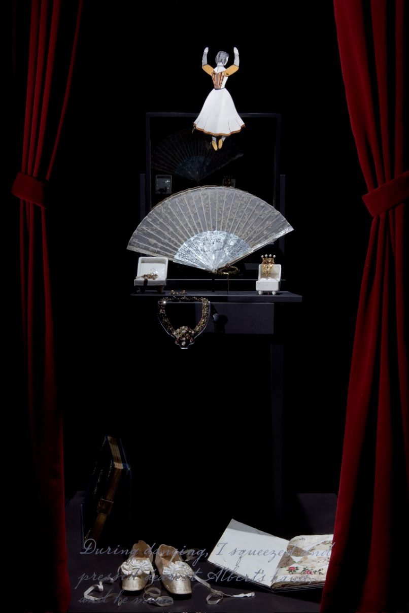 Bespoke installation about Queen Victoria as a young lady for Kensington Palace