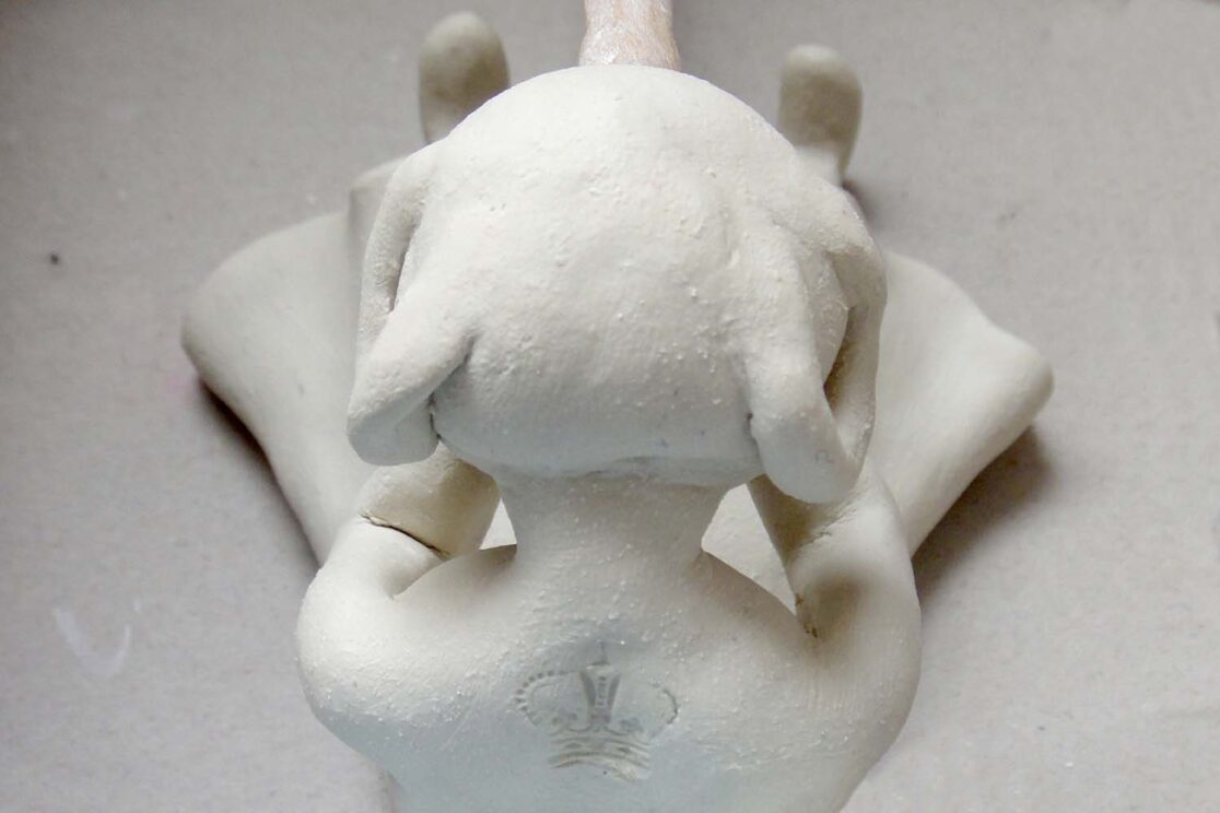 Queen Victoria porcelain figure for the Victoria Revealed exhibition at Kensington Palace