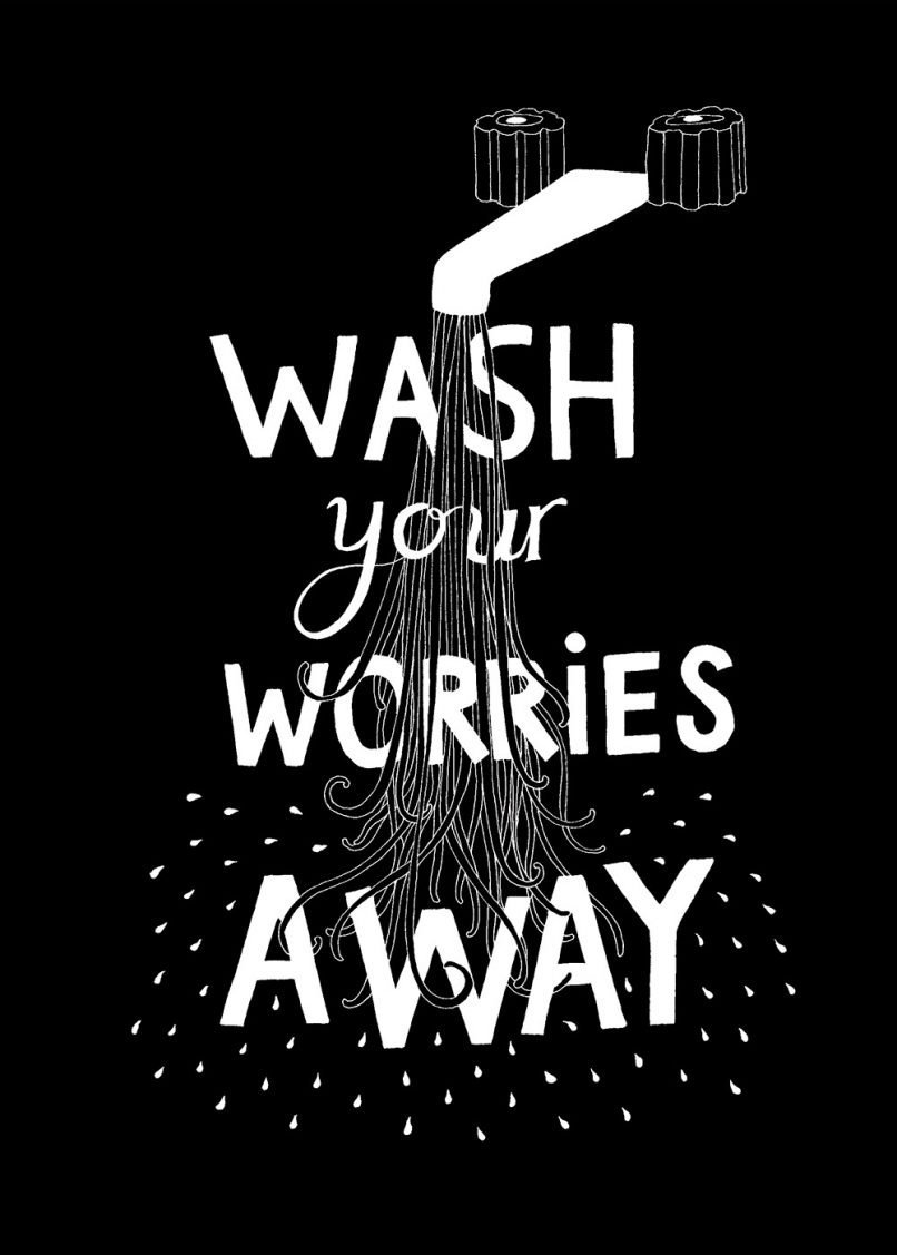 YMCA Wash your Worries away illustration
