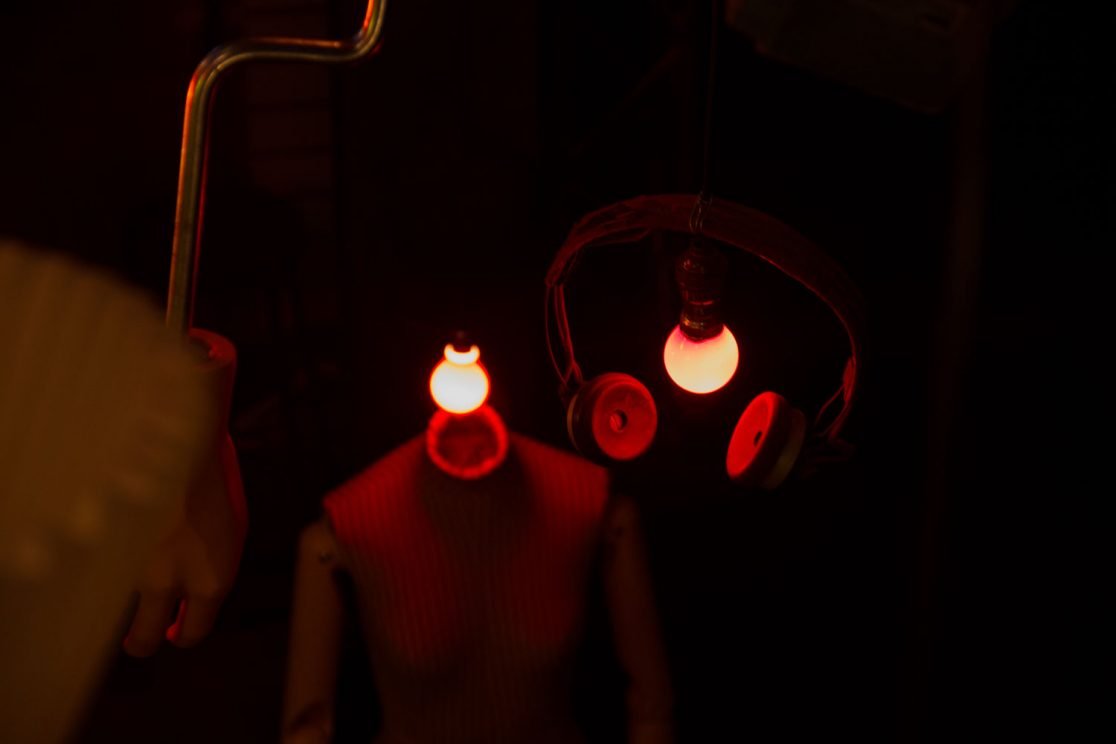 Details from Memory Light, an art installation in a Sound Art Venue in Leake St