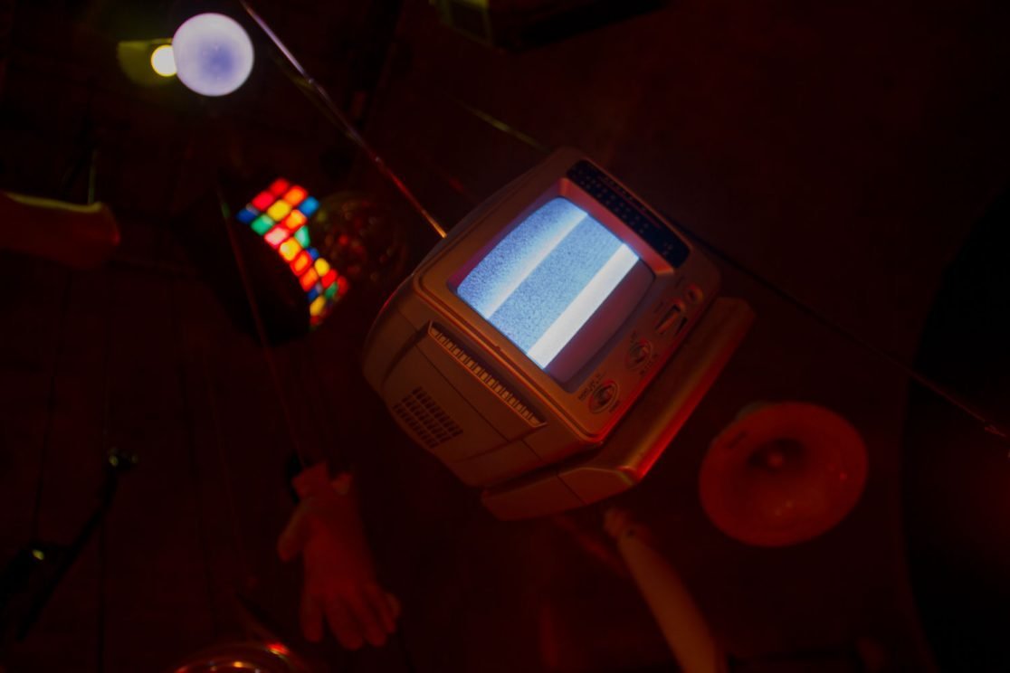 TV on, part of Memory Light, an art installation in a Sound Art Venue in Leake St