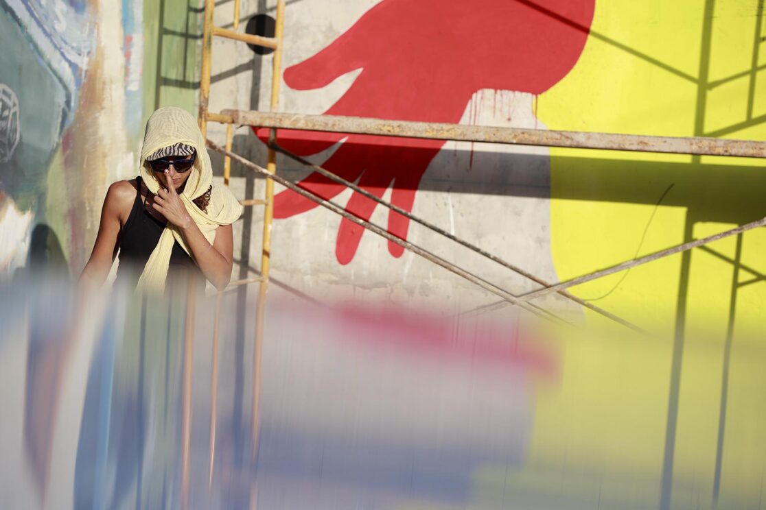 Artist portrait, ‘Los Sin Nombre’, 2023, 6 x 17.4 m