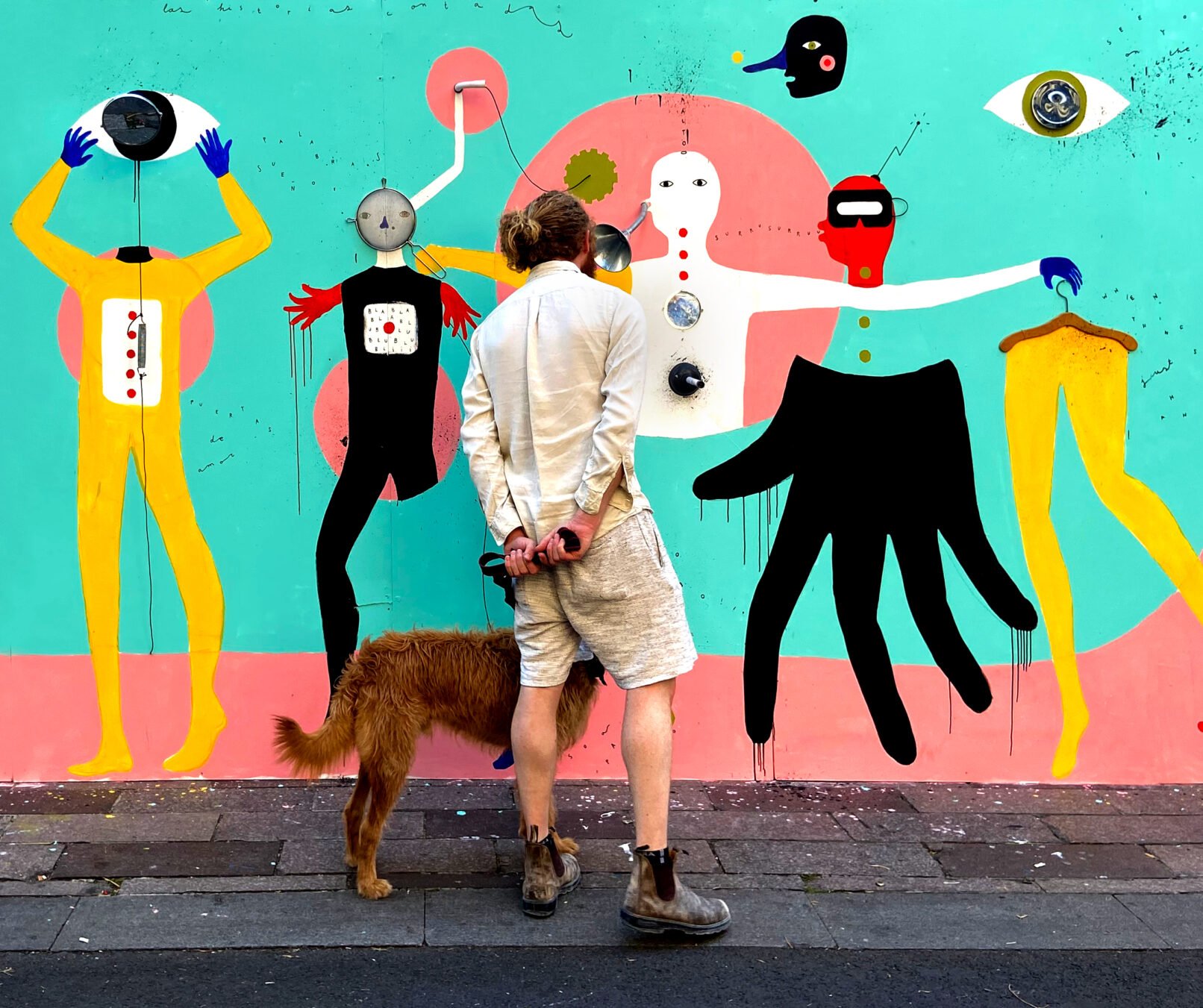 Caballo Azul - Whitecross Street Party 2022 - Cristina Reyes, detail 03