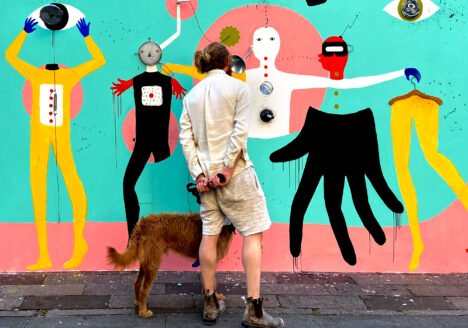 Caballo Azul - Whitecross Street Party 2022 - Cristina Reyes, detail 03