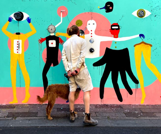 Caballo Azul - Whitecross Street Party 2022 - Cristina Reyes, detail 03