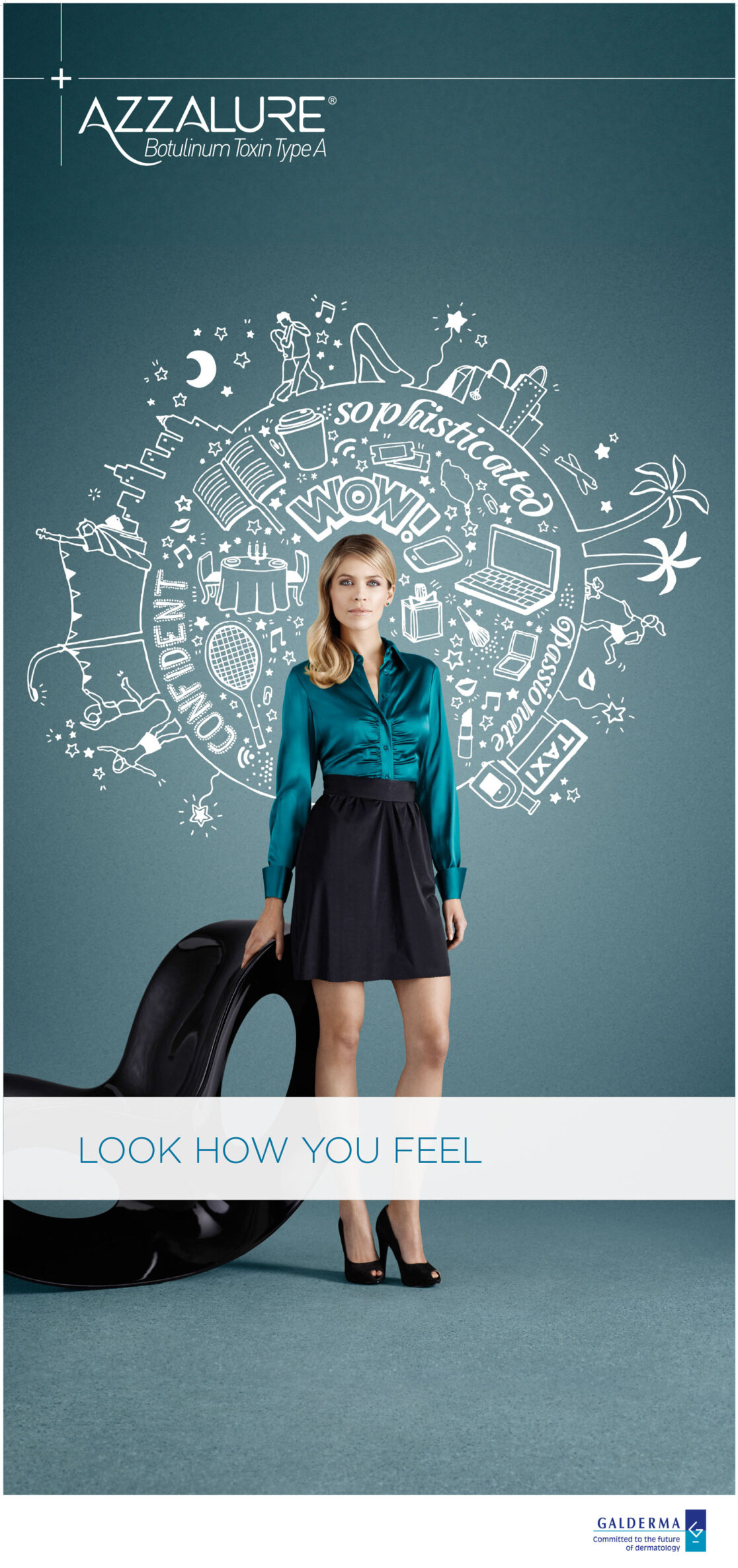 Illustrated promotional campaigns for Q-Med 01