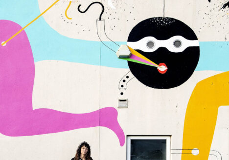 Los Triscolores Contra-atacan, 7.5 x 22 m. Lookup Portsmouth 2024, artist portrait