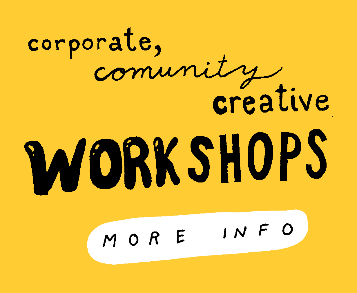 Creative workshops for corporate and the community